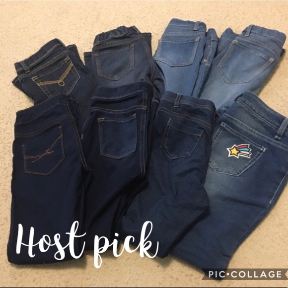 Jordache Other - 8 pairs of jeans / jeggings bundle girls size 8